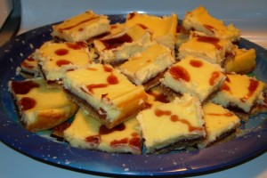 12 Days of Christmas Cookies: Raspberry Cheesecake Bars