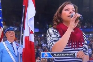 Singer Forgets Anthem Words Before Memorial Cup [VIDEO]