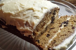 12 Days of Christmas Treats: Apple Spice Cake with Cream Cheese Icing
