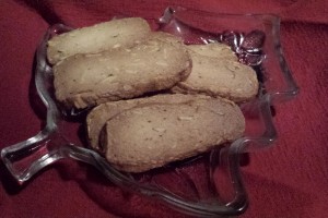 12 Days of Christmas Treats: Almond Orange Shortbread